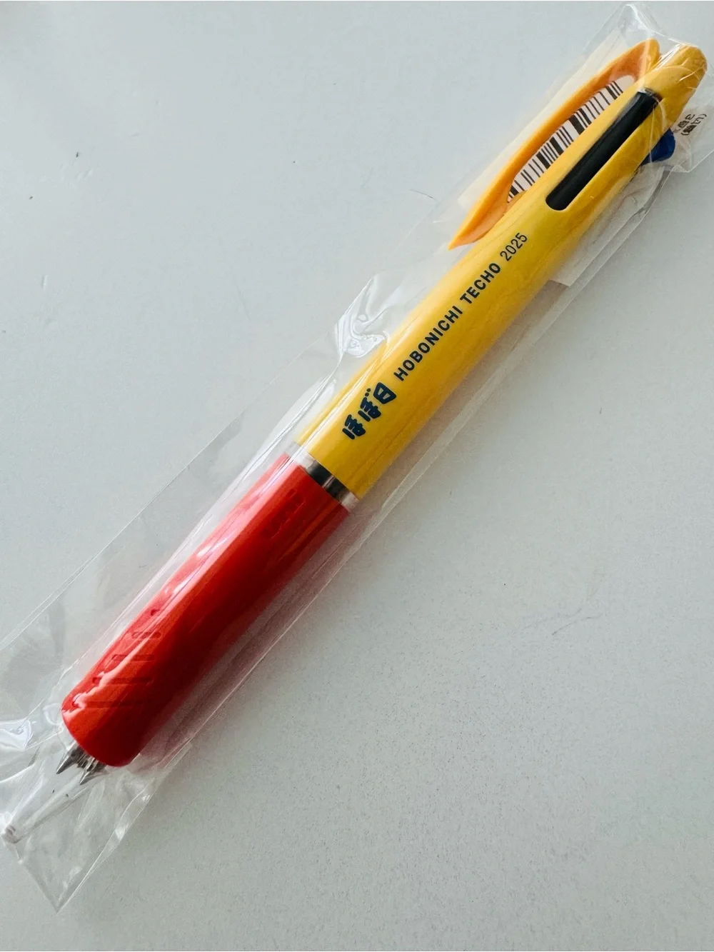 NEW Hobonichi Techo 2025 ExclusiveUni Jetstream 3-Color Pen 0.5mmYellow Orange